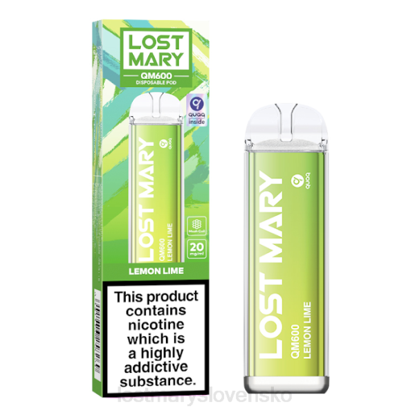LOST MARY Price - citrón limetka stratená mary qm600 jednorazová vapa 242F168