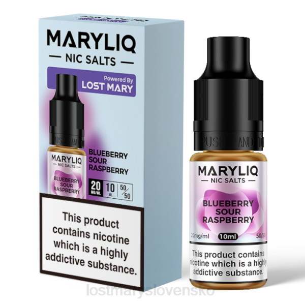 LOST MARY Flavours - čučoriedka kyslá malina lost maryliq nic salts - 10ml 242F207