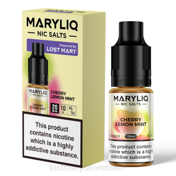 LOST MARY Puffs - čerešňa lost maryliq nic salts - 10ml 242F209