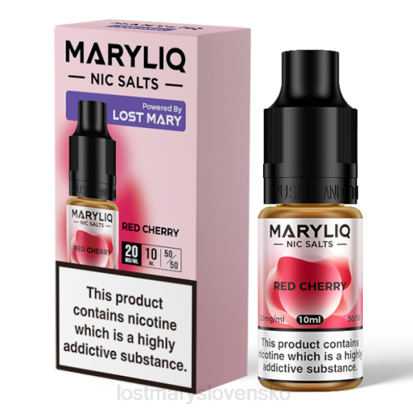 LOST MARY Slovensko - červená lost maryliq nic salts - 10ml 242F224