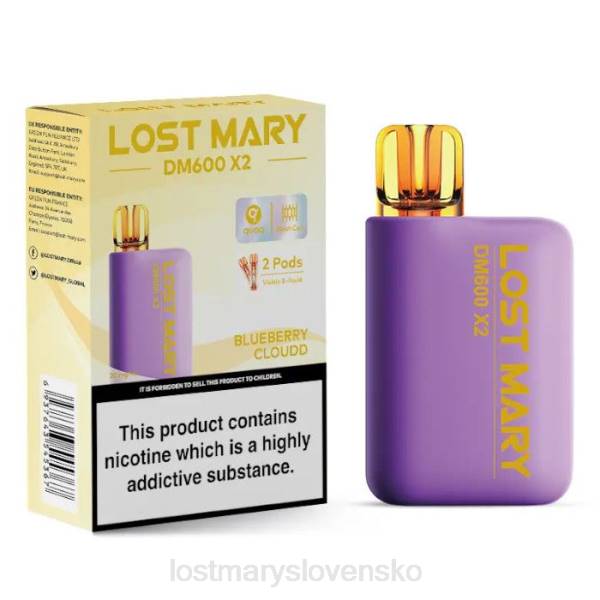LOST MARY Online Store - čučoriedkový oblak Stratená mary dm600 x2 jednorazová vapa 242F190