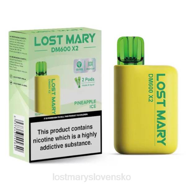 LOST MARY Slovensko - ananásový ľad Stratená mary dm600 x2 jednorazová vapa 242F204