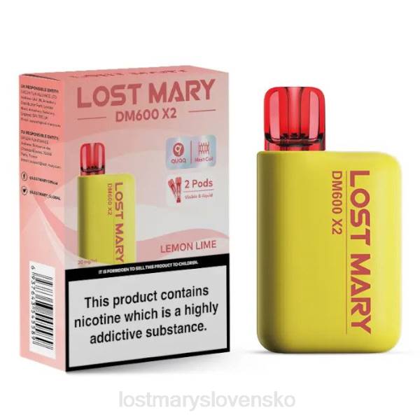 LOST MARY Slovensko - citrón limetka Stratená mary dm600 x2 jednorazová vapa 242F194